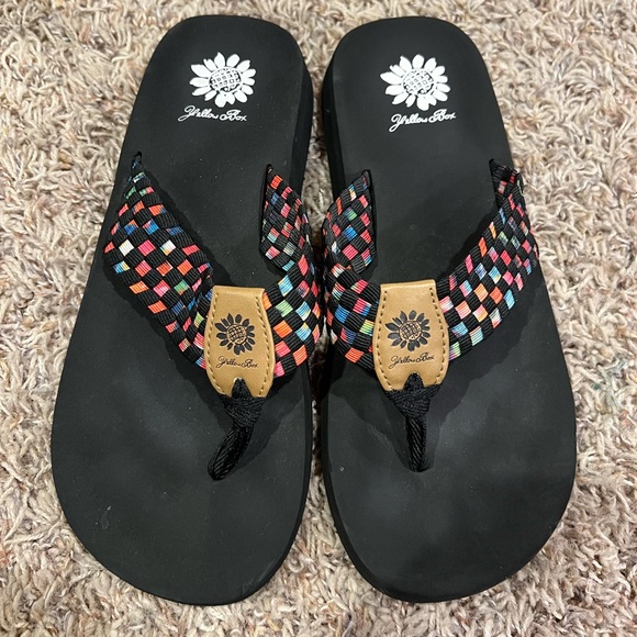 Yellow Box multicolor flip flops - Picture 1 of 4